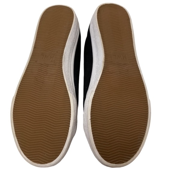Madewell‎ | Sidewalk Low-Top Sneakers Black Canvas W:9 M:7.5 - Picture 8 of 11